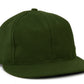 Army green baseball cap with a curved brim.